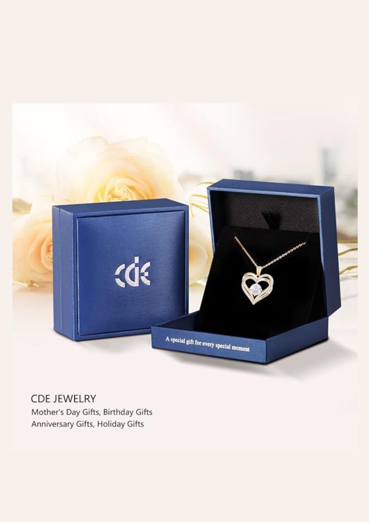BEST CDE Forever Love Heart Necklaces for Women 
